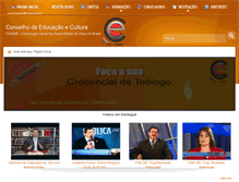 Tablet Screenshot of e-cgadb.com.br